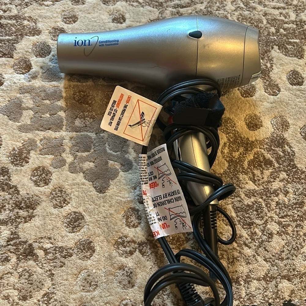 ion Conditioning with tourmaline hair dryer